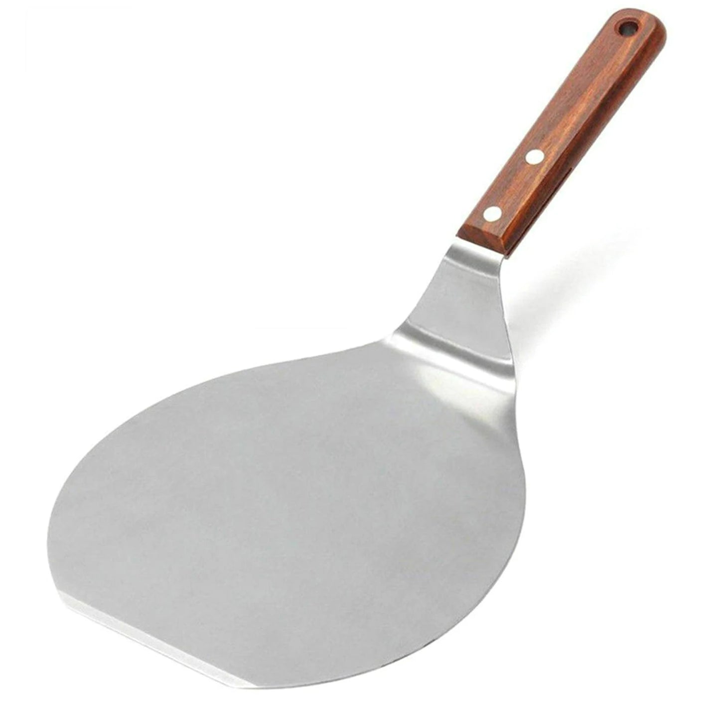 Portable Metal Pizza Shovel Food Grade Material Pancake Spatula for Cakes Pizzas Cookies Pancakes Peaceful Pleasures Health and Wellness Default