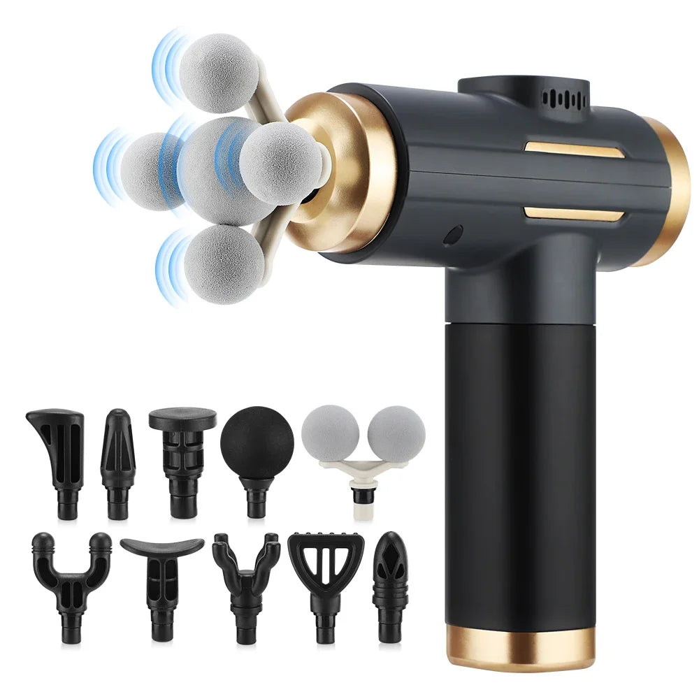 Hailicare 24W Massage Gun – 99 Speeds, 11 Heads, 8mm Amplitude