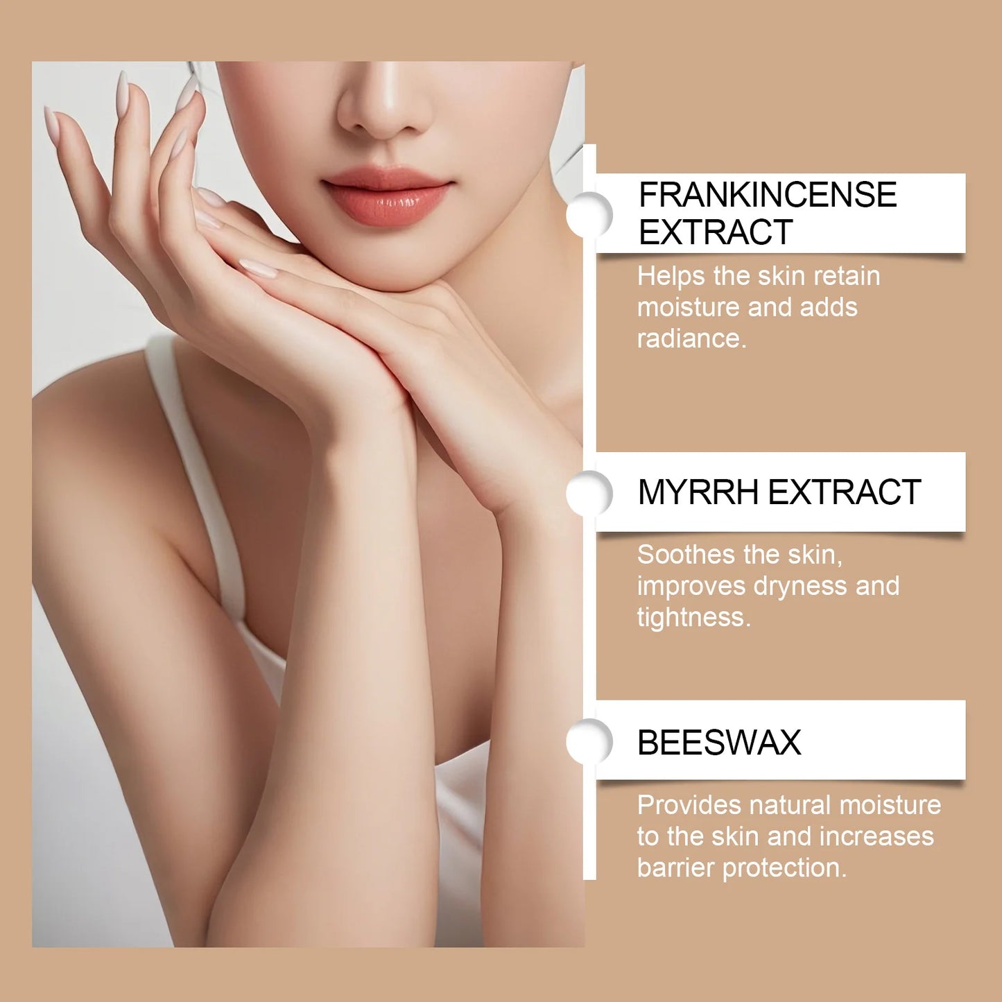 OceAura Frankincense Moisturizing Body Cream | 50g Dry Skin