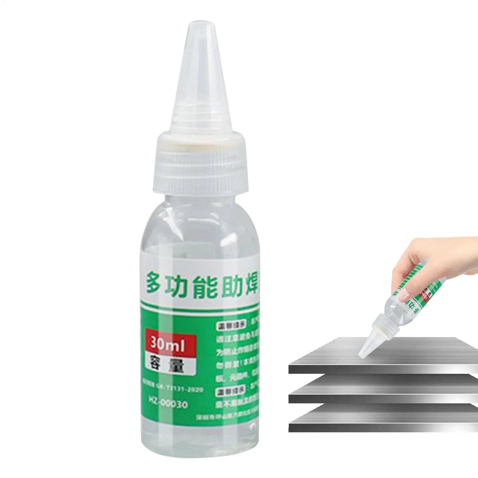 Liquid Soldering Flux 30ml Rosin Core Flux High-Frequency Use For Electronics Repair Battery Electrode, Stainless Steel & Nickel Peaceful Pleasures Health and Wellness