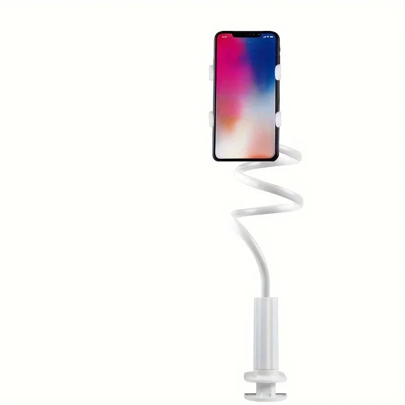 Flexible Gooseneck Phone Holder – Long Arm Desk & Bedside Clip
