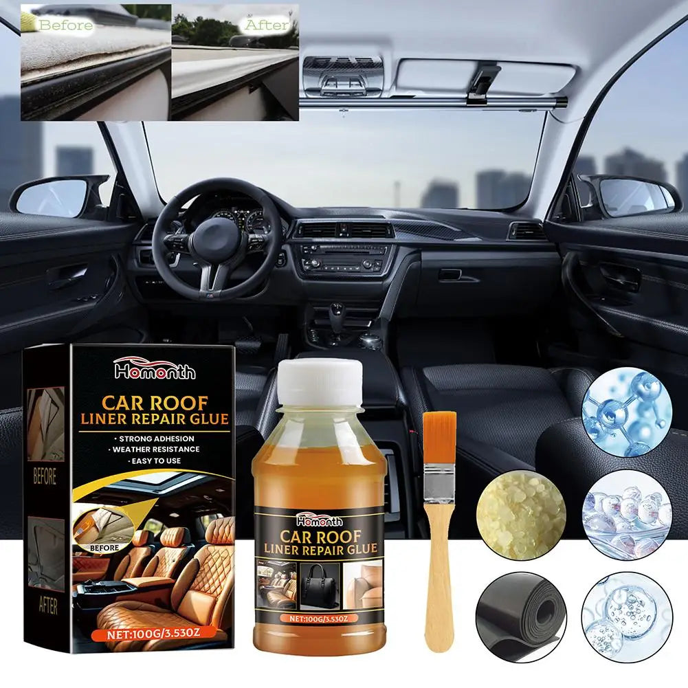 Car Interior Roof Liner Repair Glue 100ml for Fast Fixes Peaceful Pleasures Health and Wellness