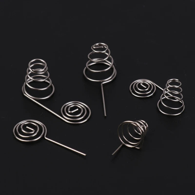 5pcs AAA AA Battery Spring Contact Plates | Nickel DIY Parts