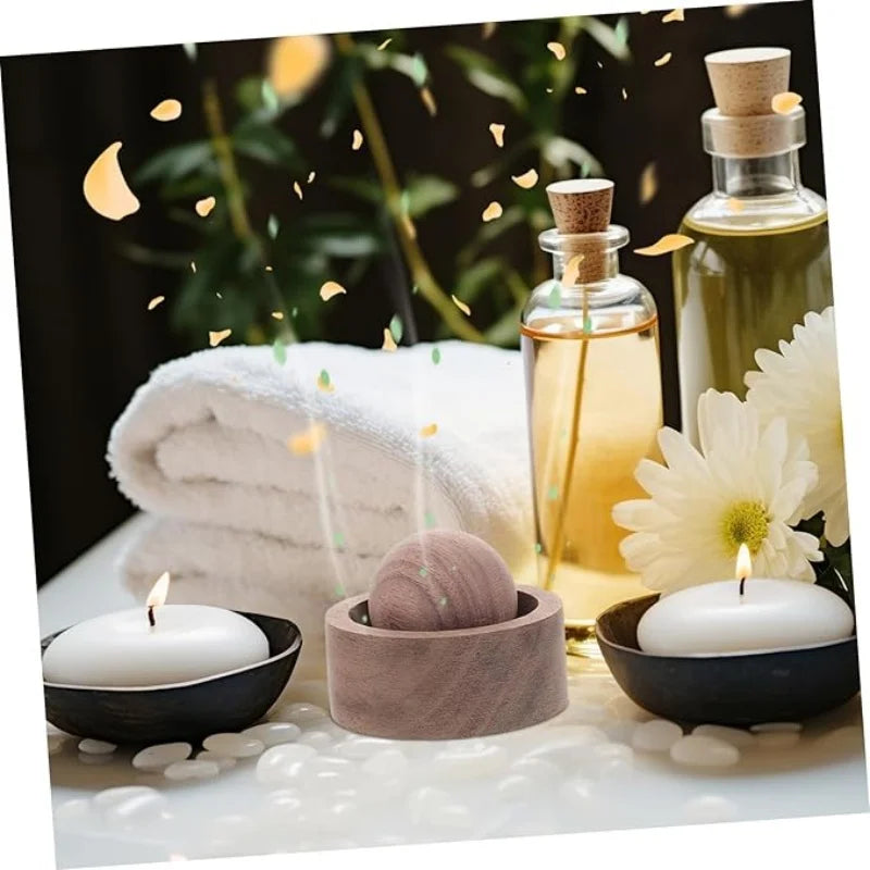 Wood Essential Oil Diffuser Set – Home, Car, Bedroom & Office