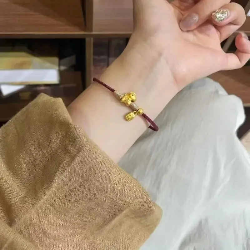 2026 Year of the Horse Red Lucky Bracelet | Chinese New Year