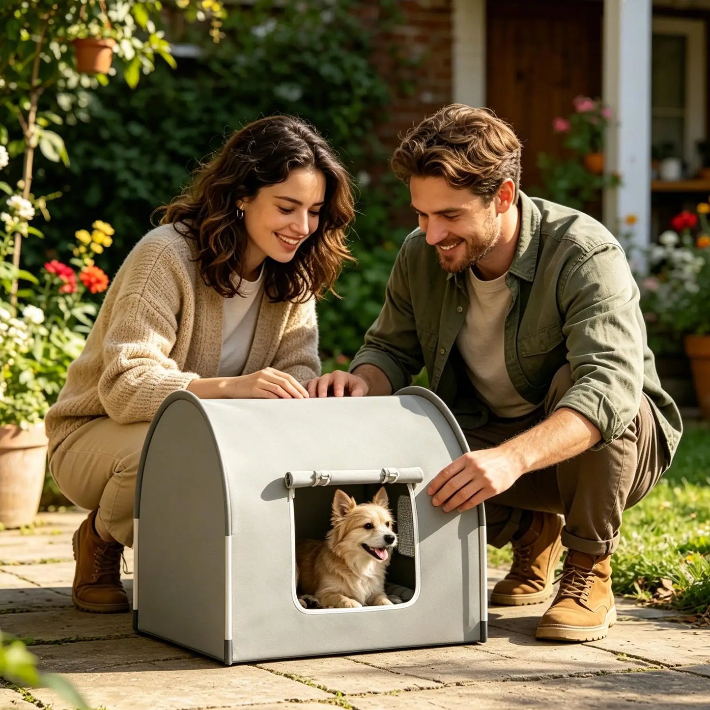 Dog Tents Waterproof Breathable Folding House Cat Sleeping Tent For Summer Car Home Patio Camping Outdoor Beach Park Hiking Peaceful Pleasures Health and Wellness