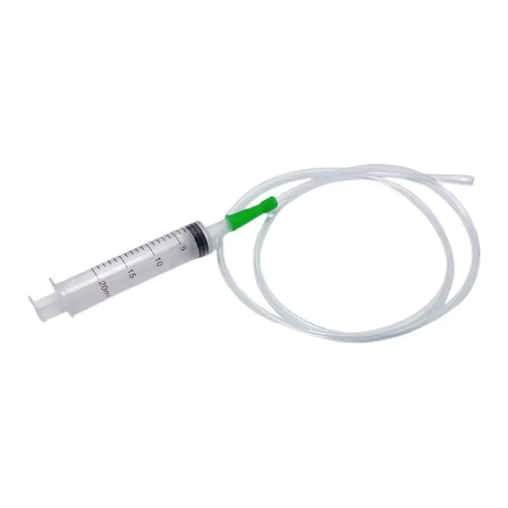 20/60/80ml Reusable Oil Pump Syringe with 1m Hose, Pet Feeding & Hydroponics Nutrient Measuring Tool for Lab & Home Use Peaceful Pleasures Health and Wellness 20ml