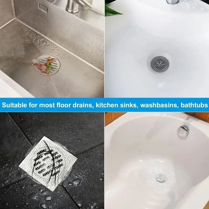 5/30 Bathroom Accessories D/bathroom PCS Floor Drain Sticker Hair Catcher Drains Kitchen Sink Strainer Anti Shower Filter Catch Peaceful Pleasures Health and Wellness