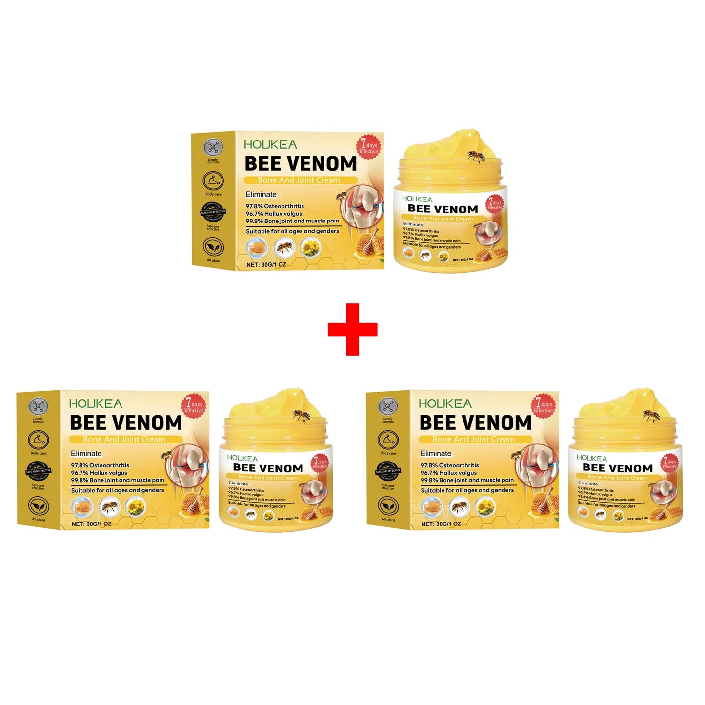 Bee Venom Bone & Joint Care Cream – 30g Nourishing Body Cream