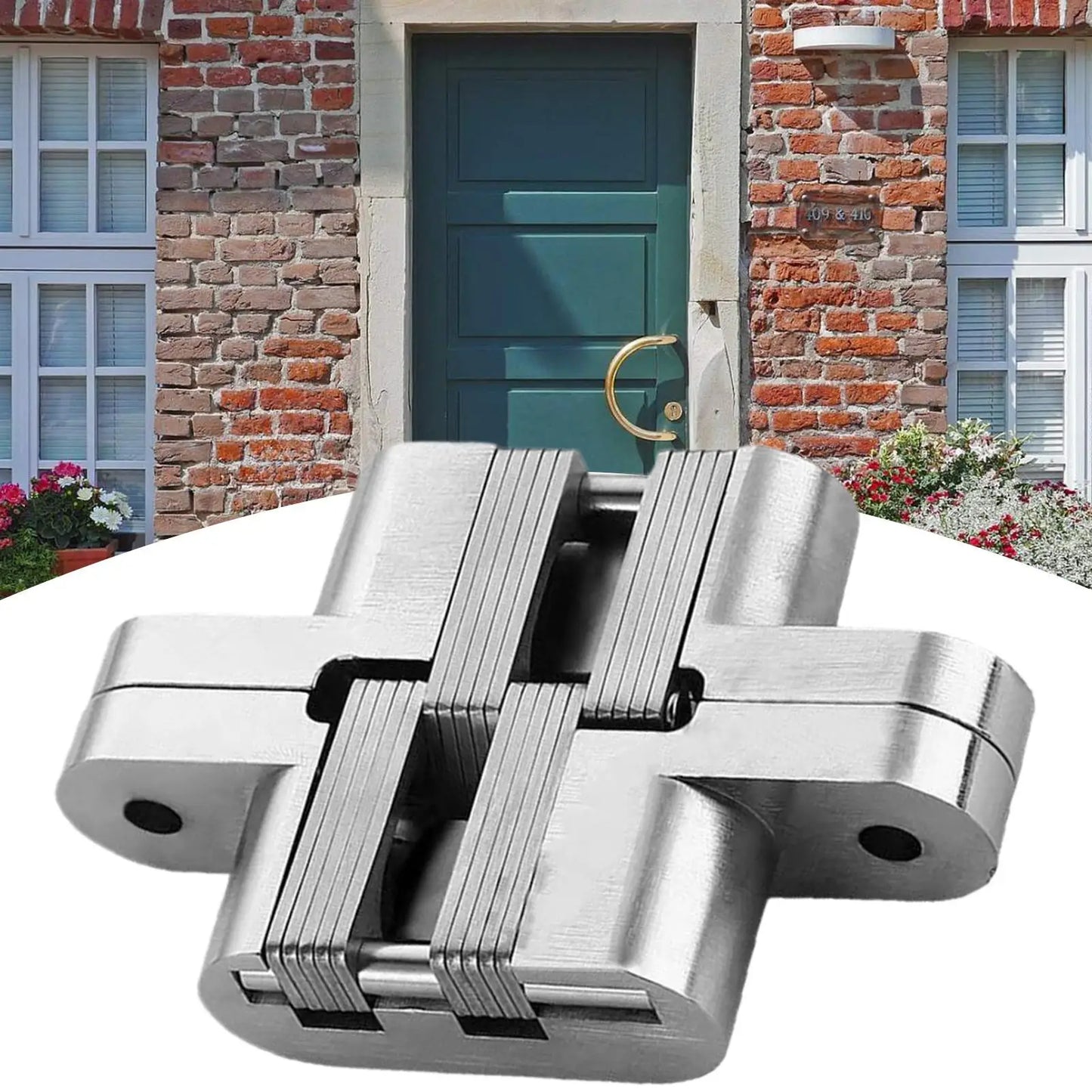 Concealed 180° Door Hinges | Zinc Alloy Invisible Cabinet Hinge