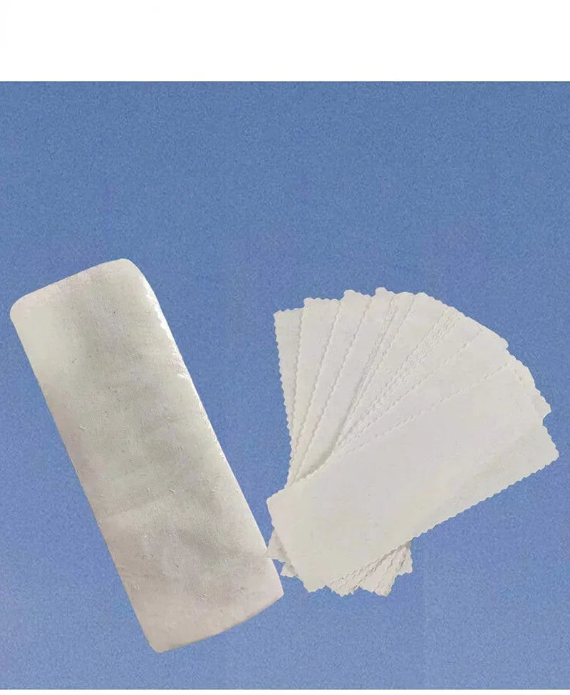 100-Pc Beeswax Wax Strips – Leg, Armpit & Body Hair Removal Kit