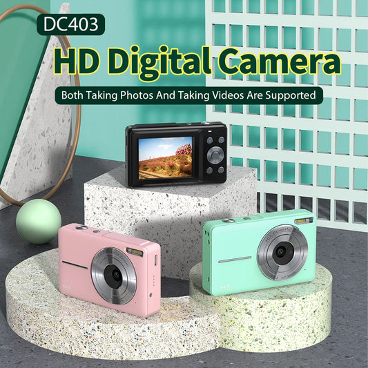 FHD 1080P 44MP Digital Camera for Photography Children with 16x Zoom Compact Cameras Point and Shoot Travel Cameras for Kids Peaceful Pleasures Health and Wellness