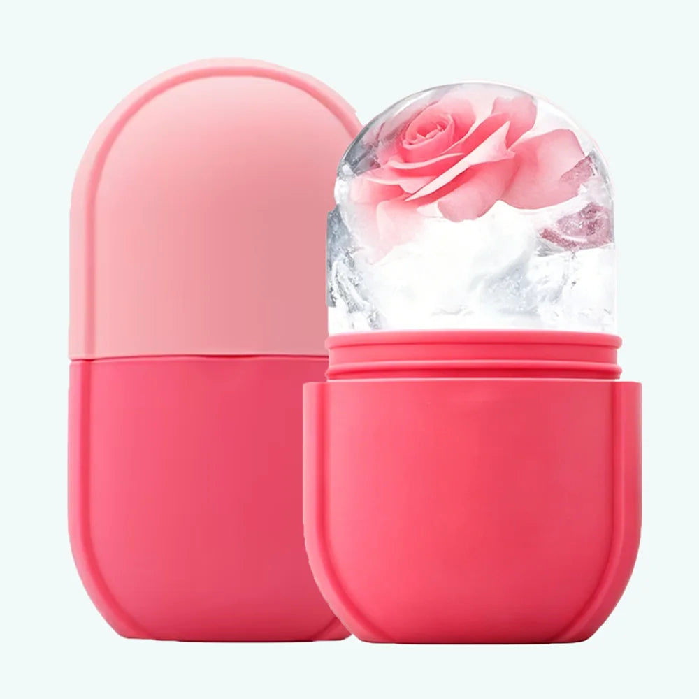 Silicone Ice Roller Face Massager – Pore & Skin Toning Tool