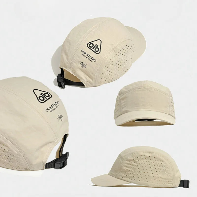 Short Brim Quick-drying Mesh Baseball Cap Breathable Lightweight UV
