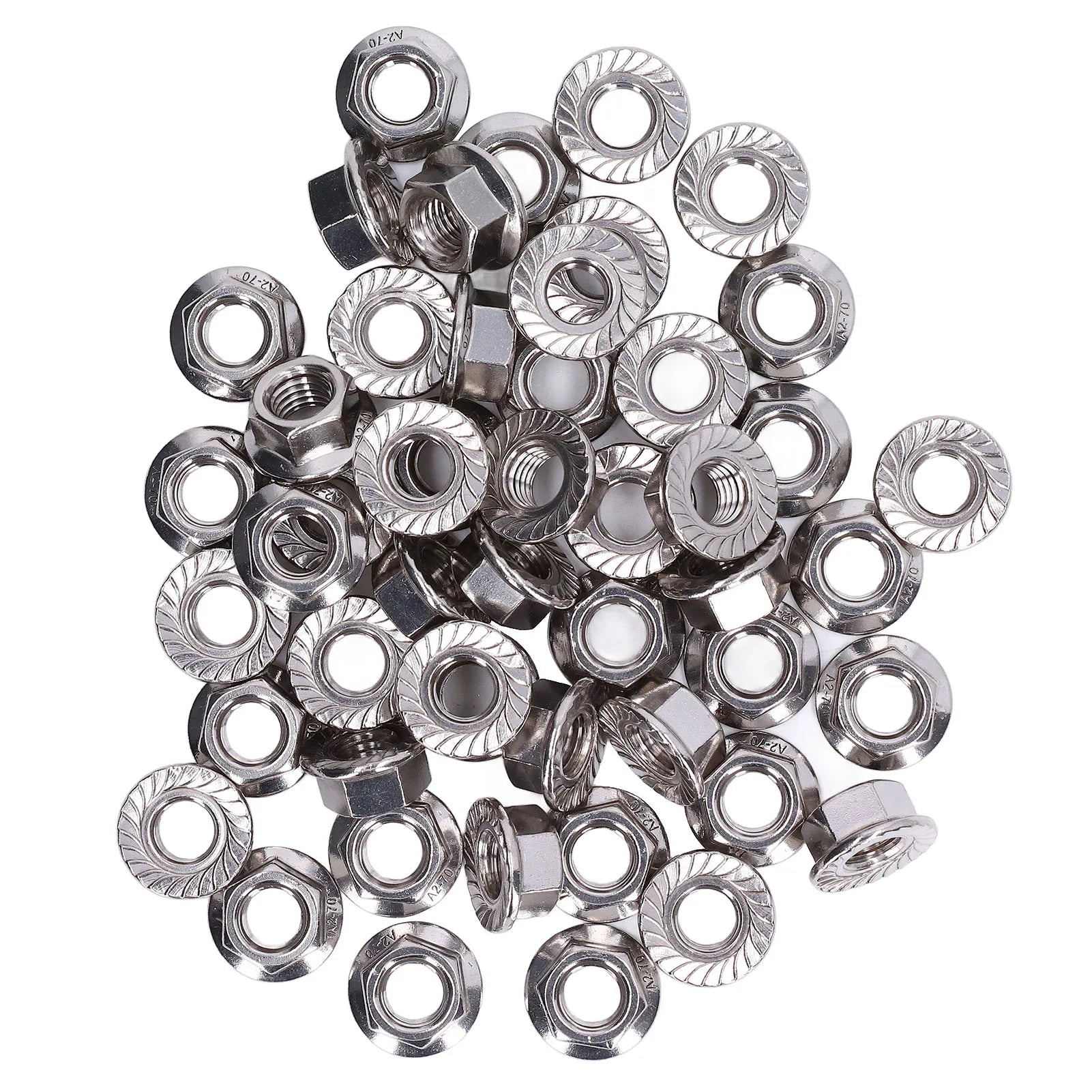 Nut Firm Fixing Good Match Nuts Fastener Standard Design A2-70 Stainless Steel Wide Use for Maintenance for Repair Peaceful Pleasures Health and Wellness