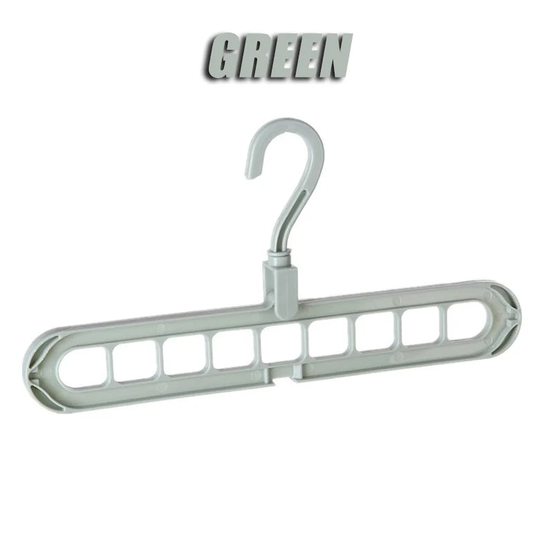 Multi-Port 360° Swivel Clothes Hanger Rack – 1 to 5 Pack