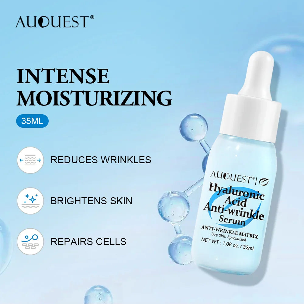 AUQUEST Hyaluronic Acid Anti-Aging Face Serum | Firm & Glow