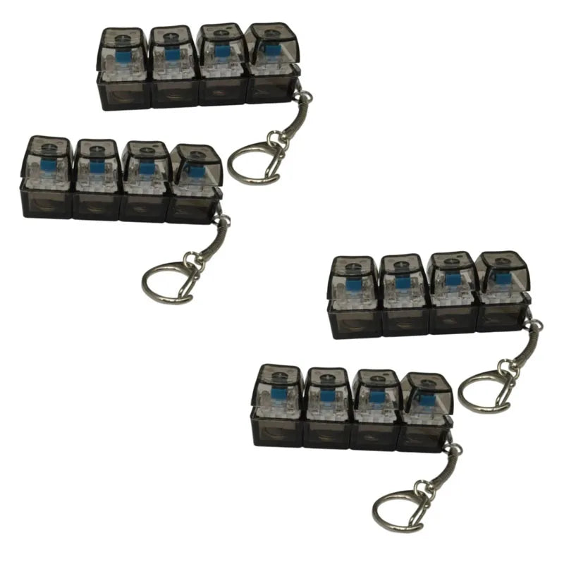 4-Key Mechanical Keyboard Switch Tester Keychain Fidget Toy