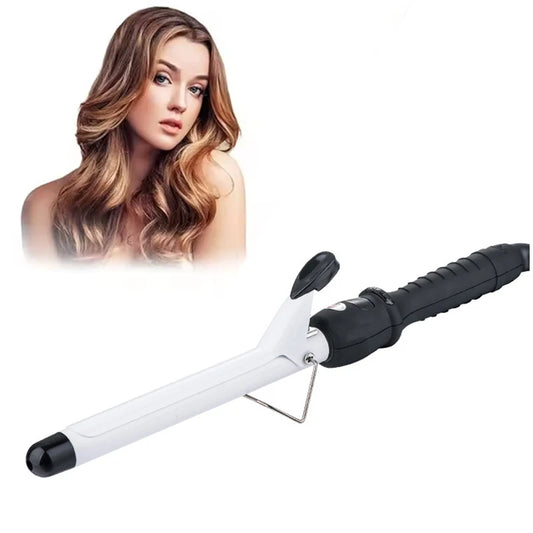 Professional Electric Curling Wand with PTC Heater Ceramic LED Temperature Display Hair Styling Tool for Big Waves Household Use Peaceful Pleasures Health and Wellness