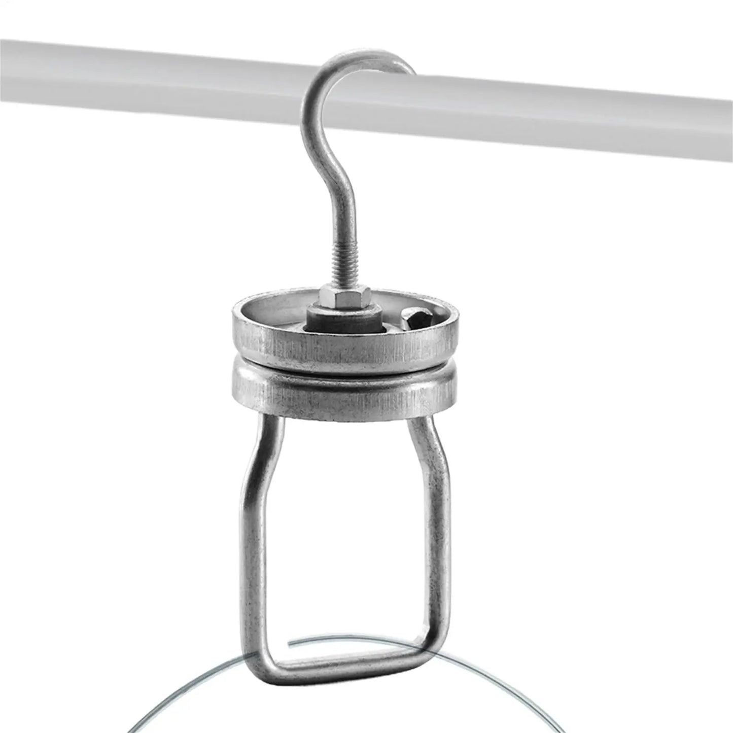 Heavy Duty Rotating Spinner Hook – Powder Coating Swivel Steel