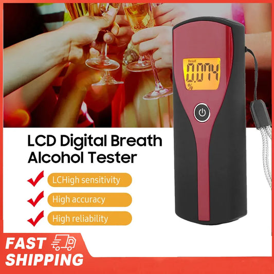 Breathalyzer Non-contacting Blowing Alcohol Analyzer Meter Portable Peaceful Pleasures Health and Wellness