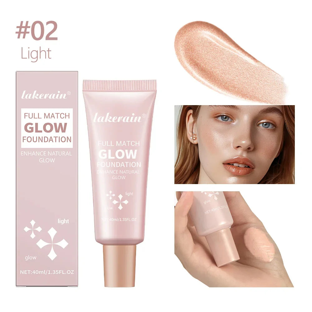 Glowing Liquid Foundation & Highlighter | Natural Radiance Glow