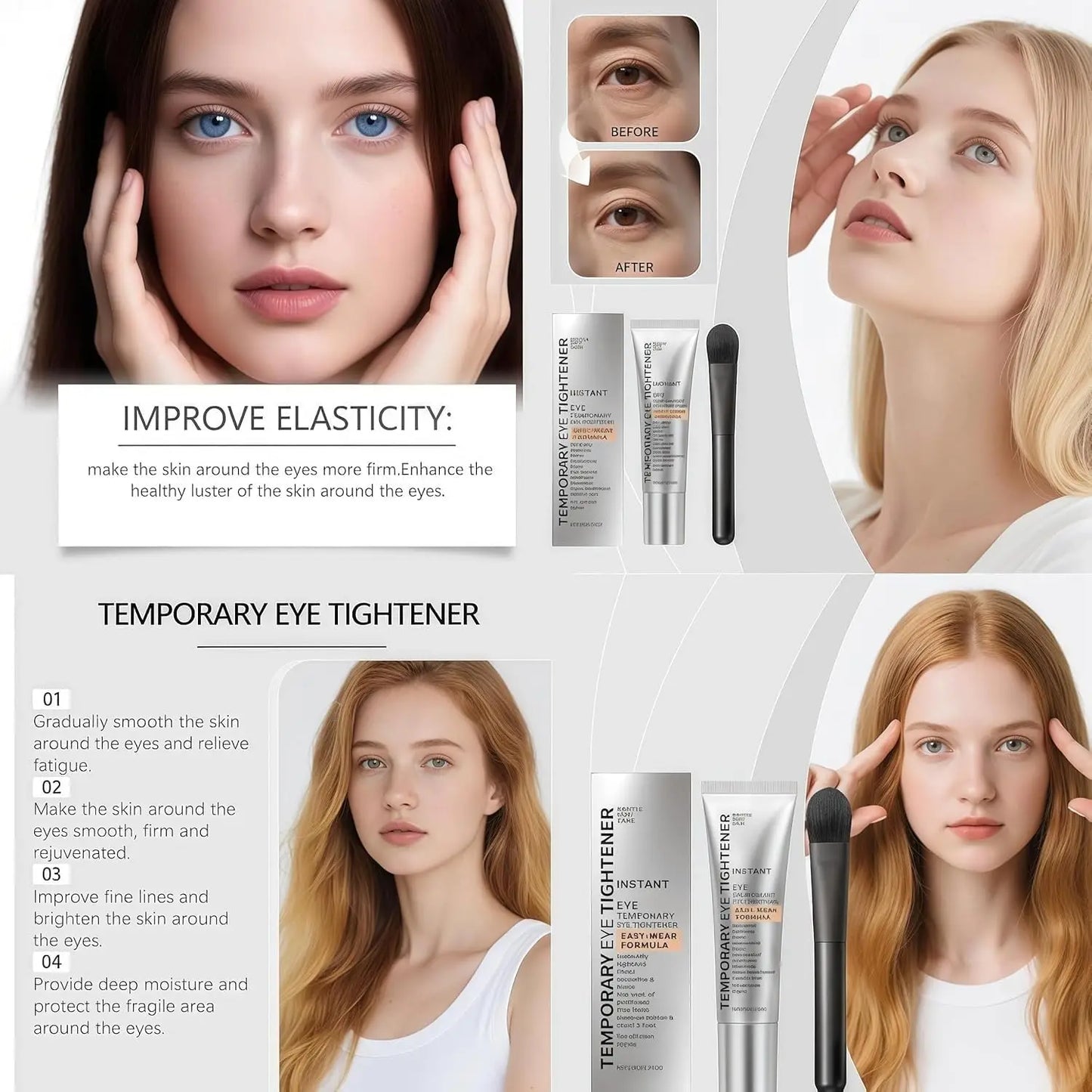 Eye Firming Cream – Moisturizing Tightening Eye Care & Makeup Base