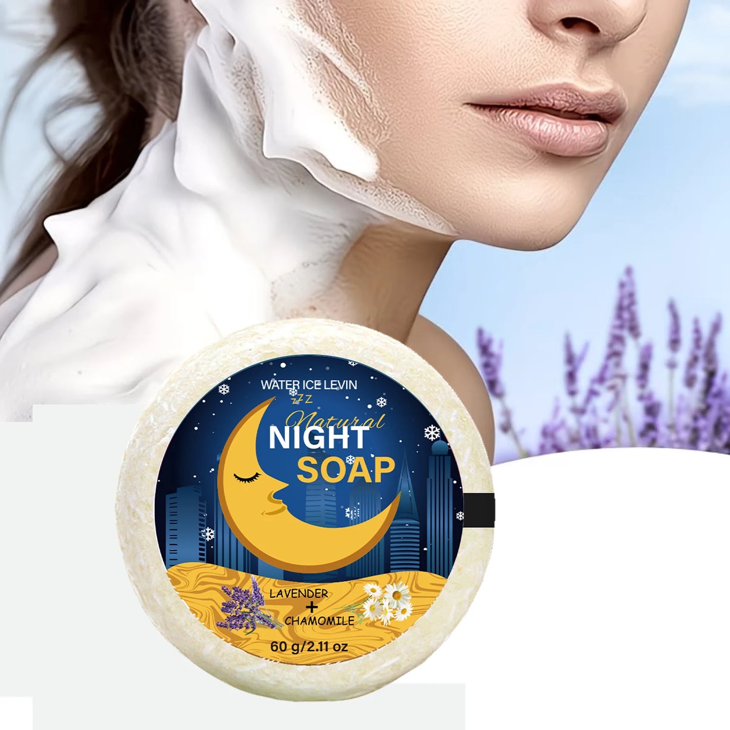 Niacinamide Night Bath Soap | Hydrating Herbal Handmade Bar