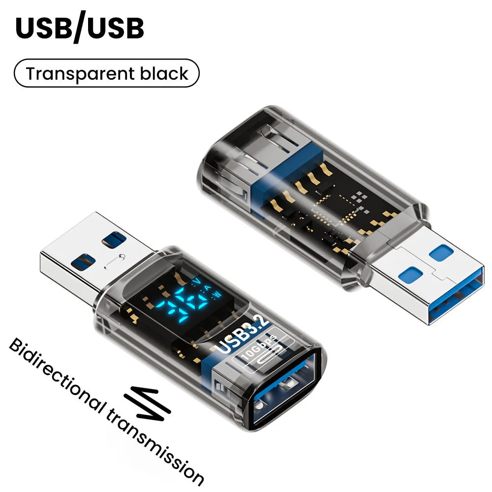 USB 3.2 USB-A to USB-C Adapter 10Gbps | Digital Display 60W