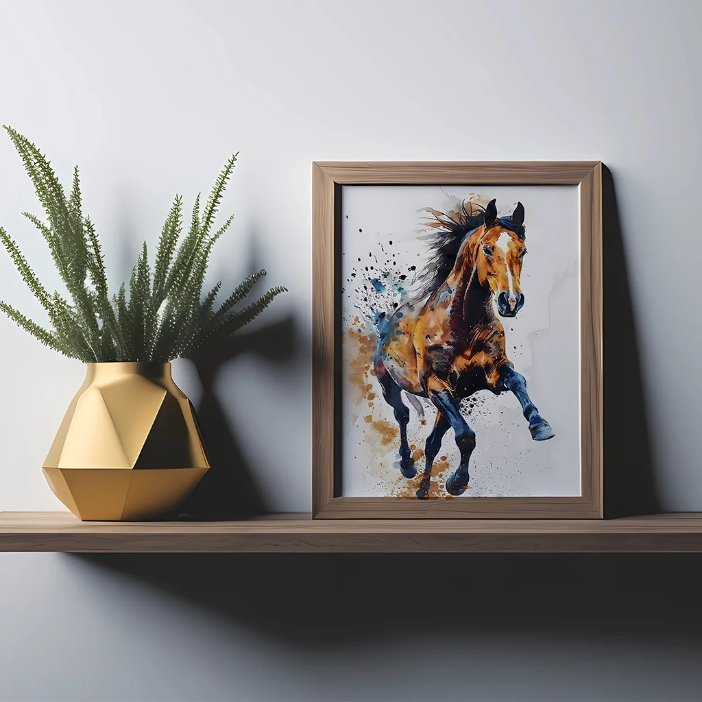 Farmhouse Horse Highland Cow Sheep Canvas Wall Art Print Canvas Wall Art Peaceful Pleasures Health and Wellness