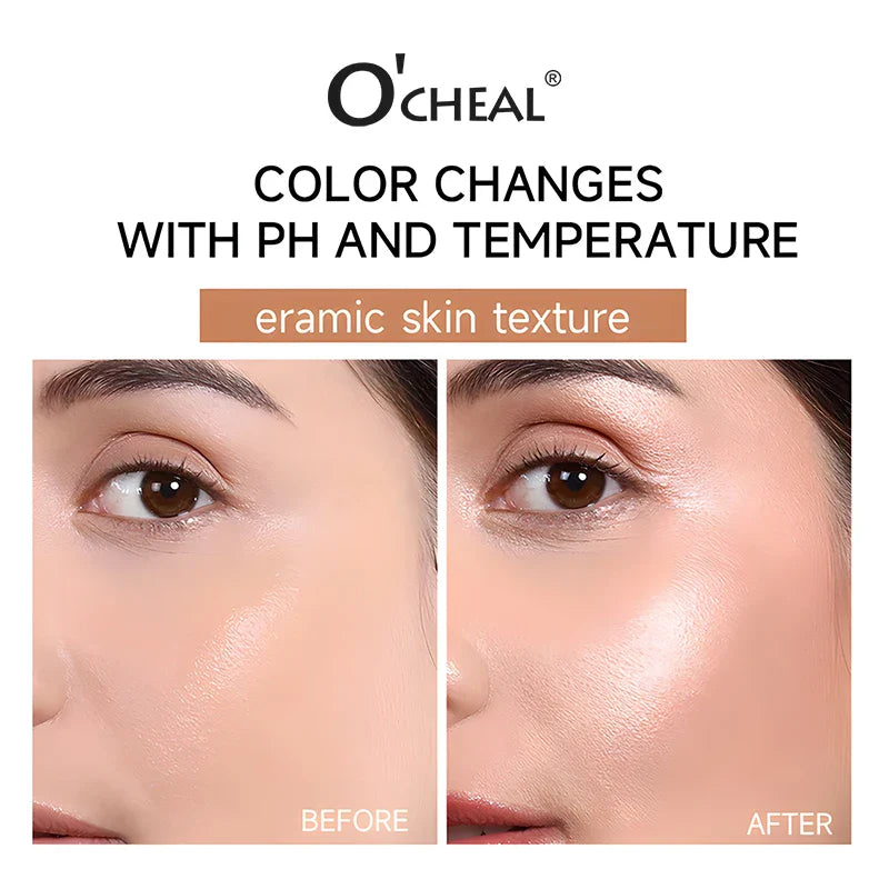 O'CHEAL Color-Changing Foundation Stick | Matte & Waterproof