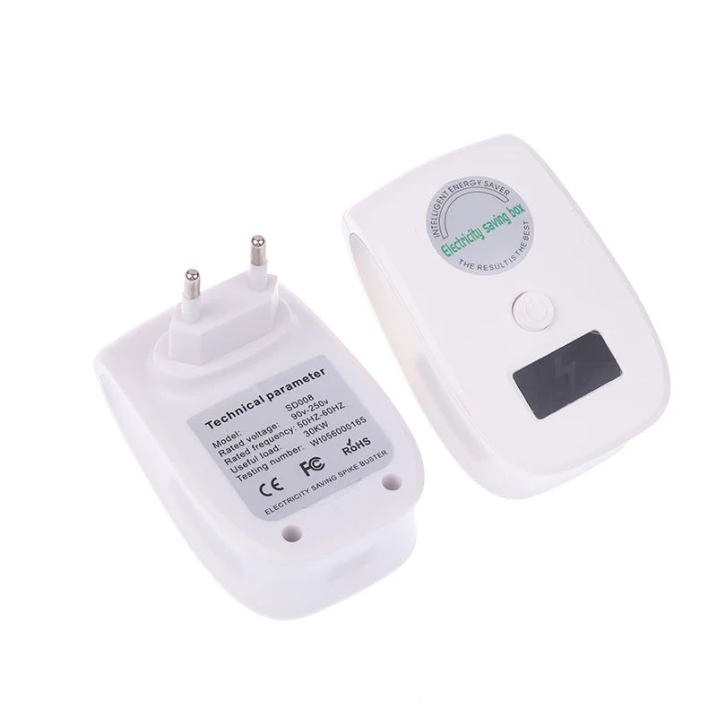 1PC Electric Saver Electricity Saving Device Upgraded Power Saver Household Energy Saver Box Power Economizer Peaceful Pleasures Health and Wellness