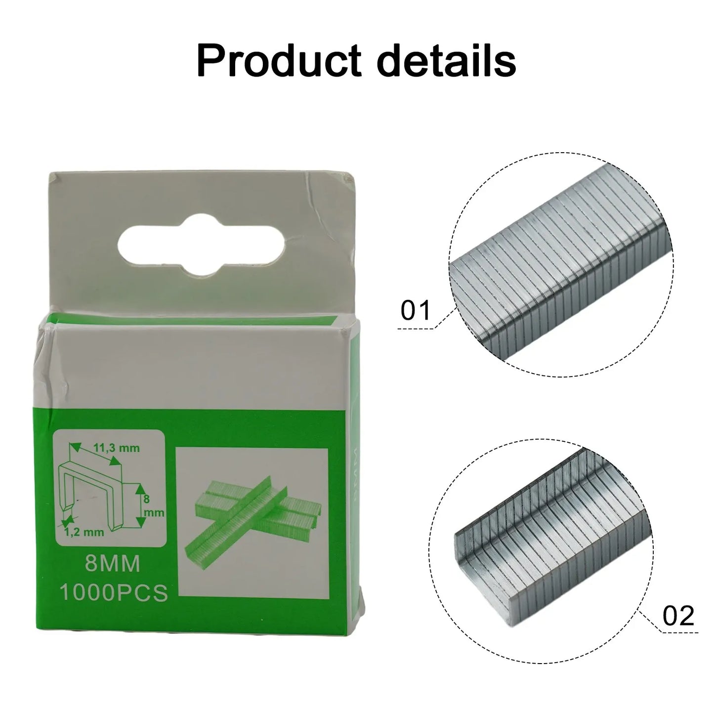 U Door T Shaped Nail Gun Staple Tool Wood Stainless Steel Metal