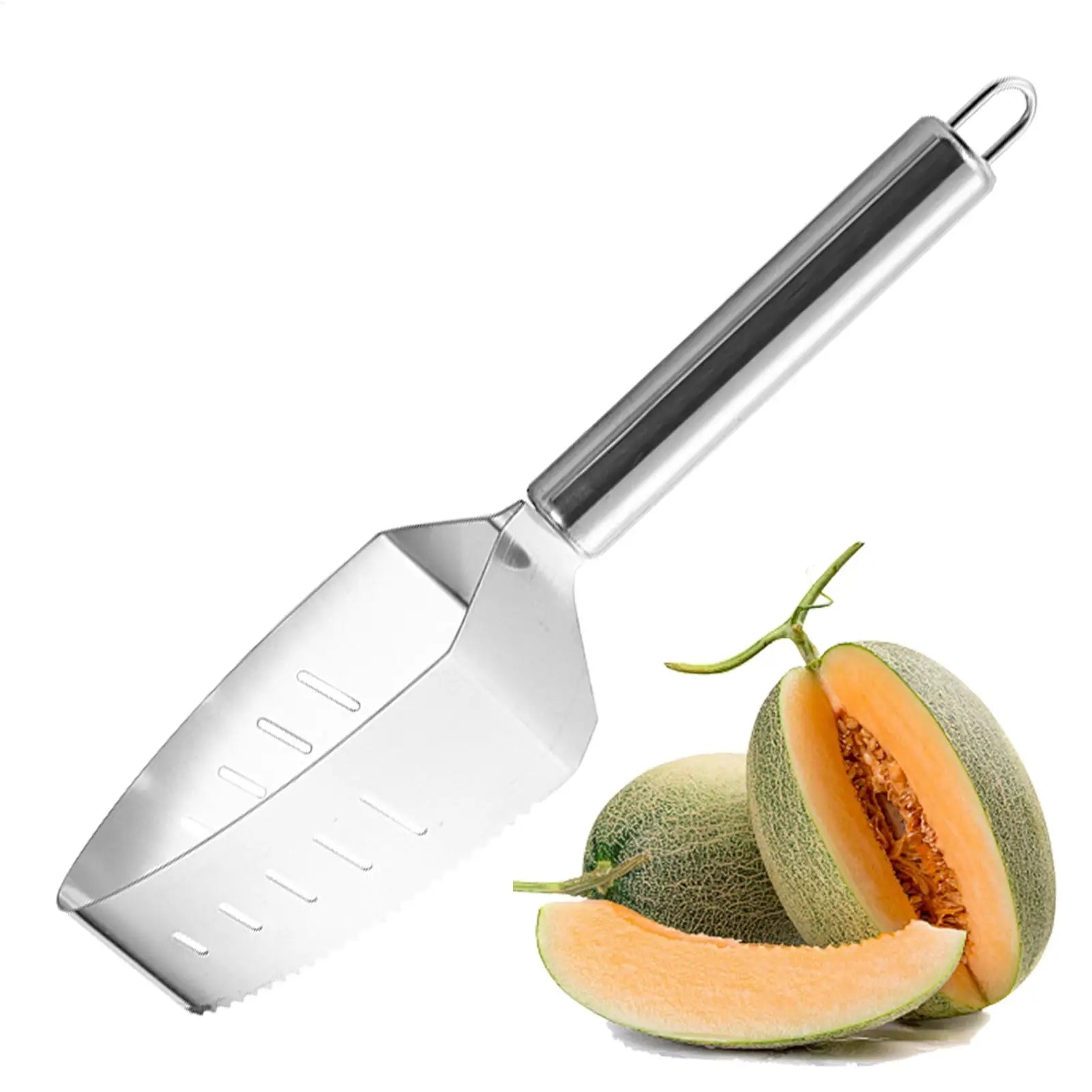 Stainless Steel Watermelon Slicer Cutter Fruit Divider Tool Reusable Watermelon Knife Kitchen Fruit Cutting Tool Peaceful Pleasures Health and Wellness