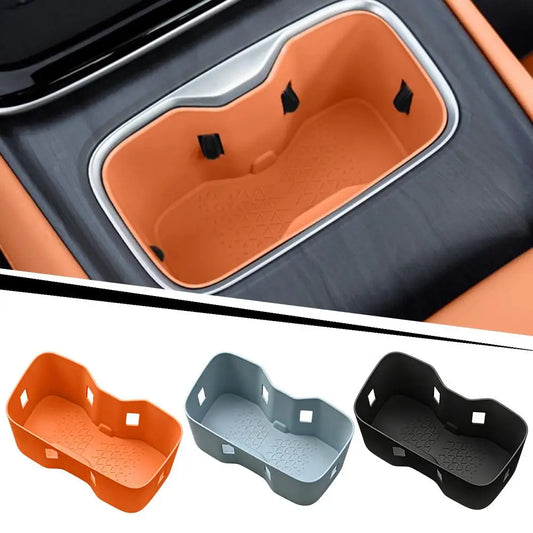 For Changan Deepal S05 Car Central Control Wireless Charging Silicone Pad Central Storage Dustproof Mat Organizer Acccessories Peaceful Pleasures Health and Wellness