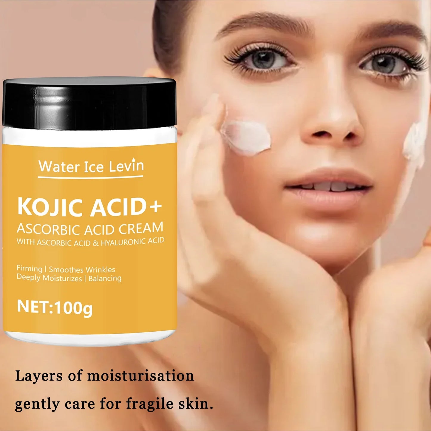 Kojic Acid & Collagen Brightening Face Cream – 100g