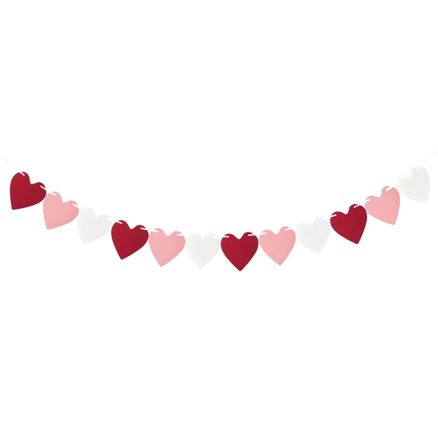 Valentine's Day Heart-shaped Pull-up Banners Decorations Wedding