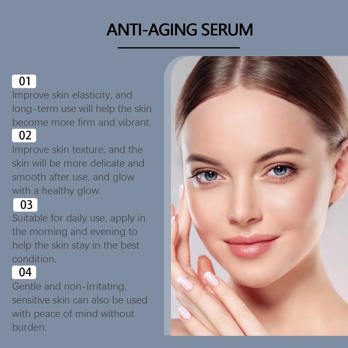 Anti-Aging Face Serum | Firms, Brightens & Fades Fine Lines 30ml