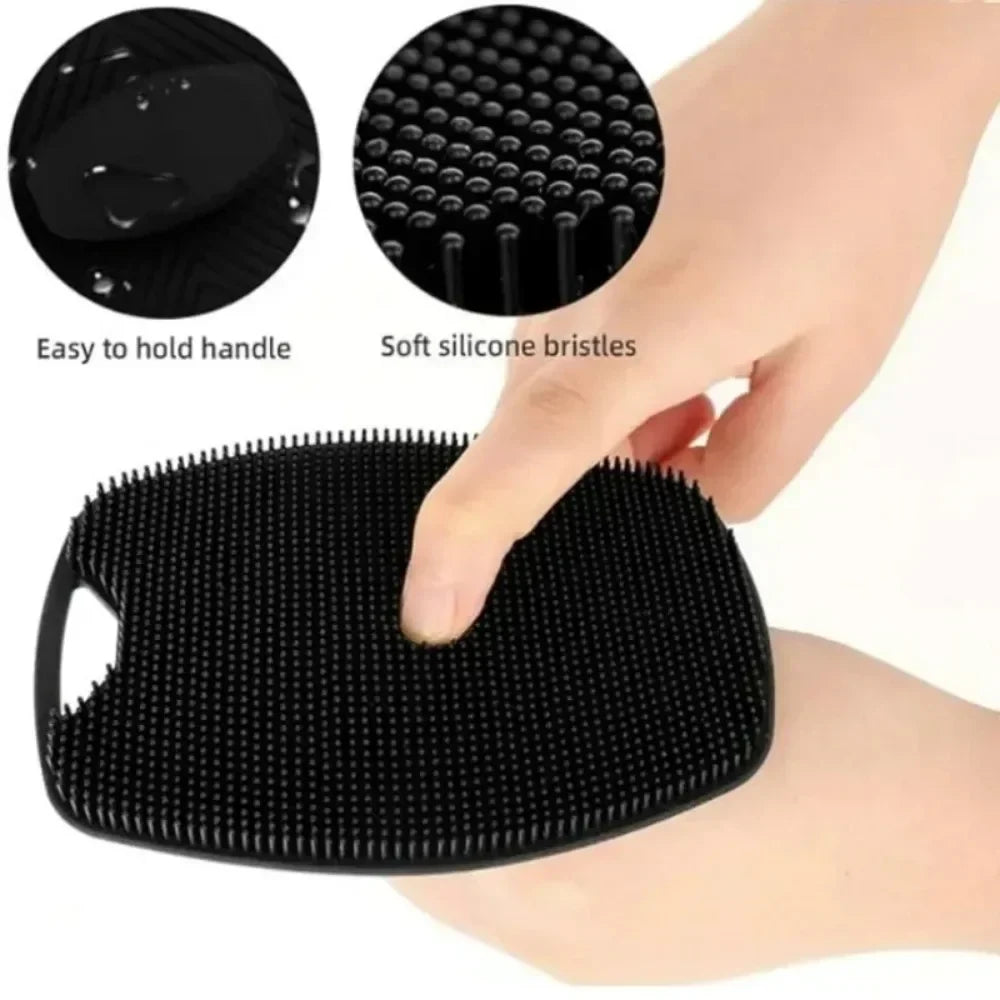 Soft Silicone Body Scrubber – Gentle Exfoliating Shower Brush