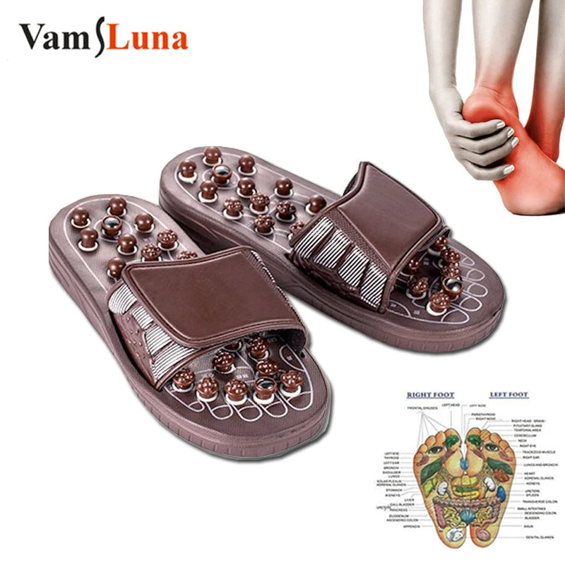 Acupuncture Foot Massage Slippers | Reflexology Pain Relief