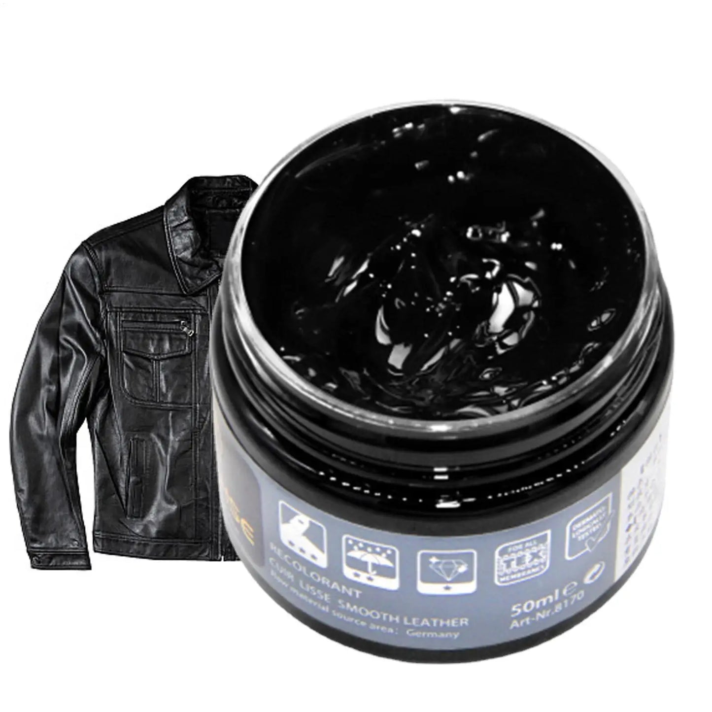 Leather Color Restoring Balm, Scratch & Fade Repair Cream for Furniture, Car Seats, Bags, Shoes, Multi-Purpose Dye Conditioner Peaceful Pleasures Health and Wellness