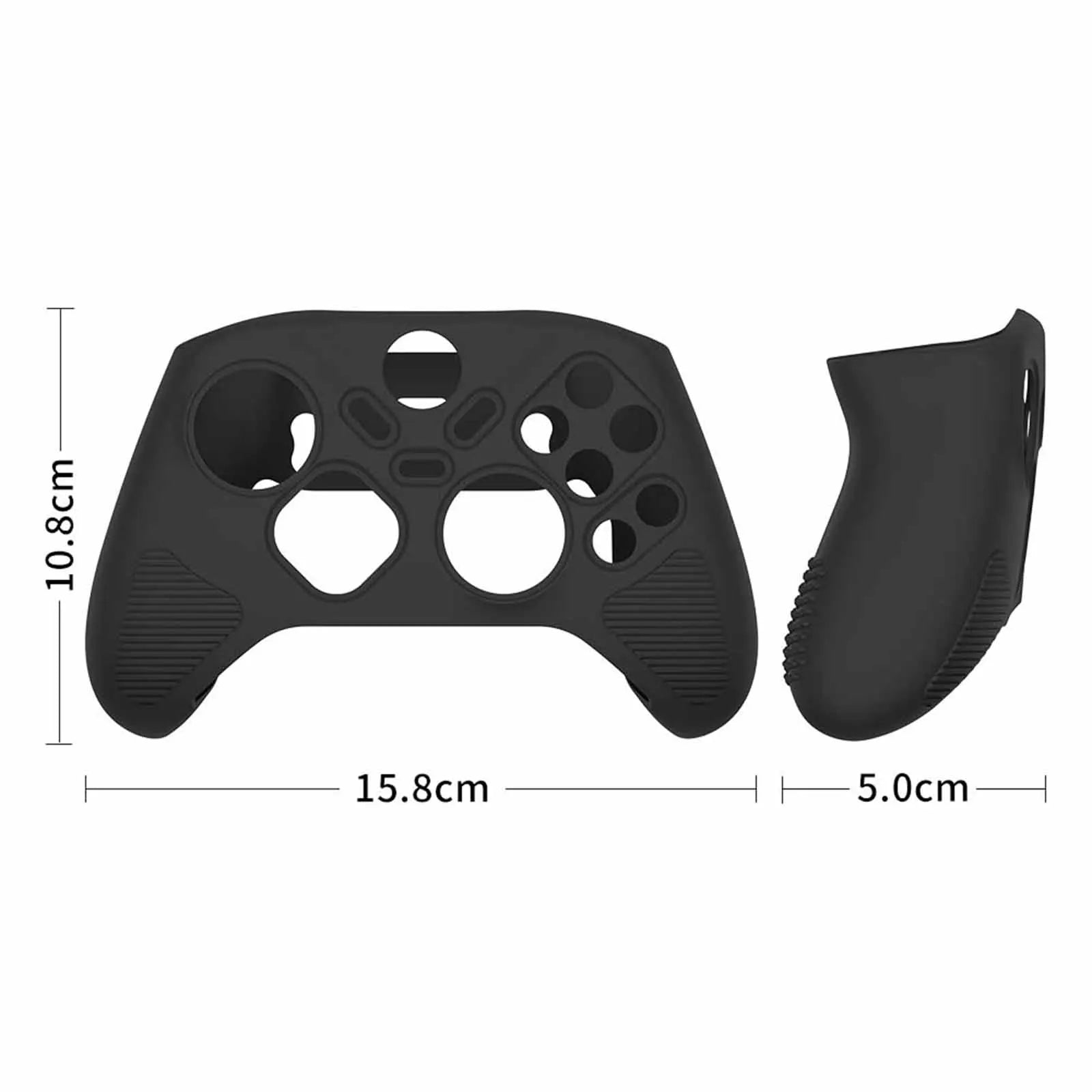 Soft Silicone Cover Anti Drop Protective Skin Case Dustproof Game Controller Soft Shell Suitable for FLYDIGI Vader 5 Pro/5S Peaceful Pleasures Health and Wellness
