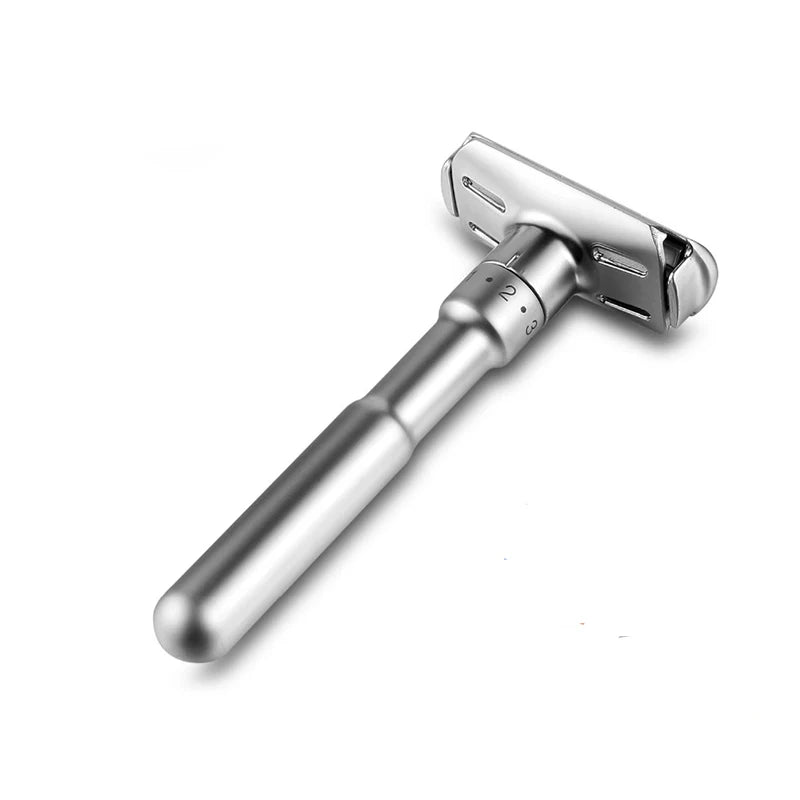 Adjustable Safety Razor – Stainless Steel Men's Shaving Tool