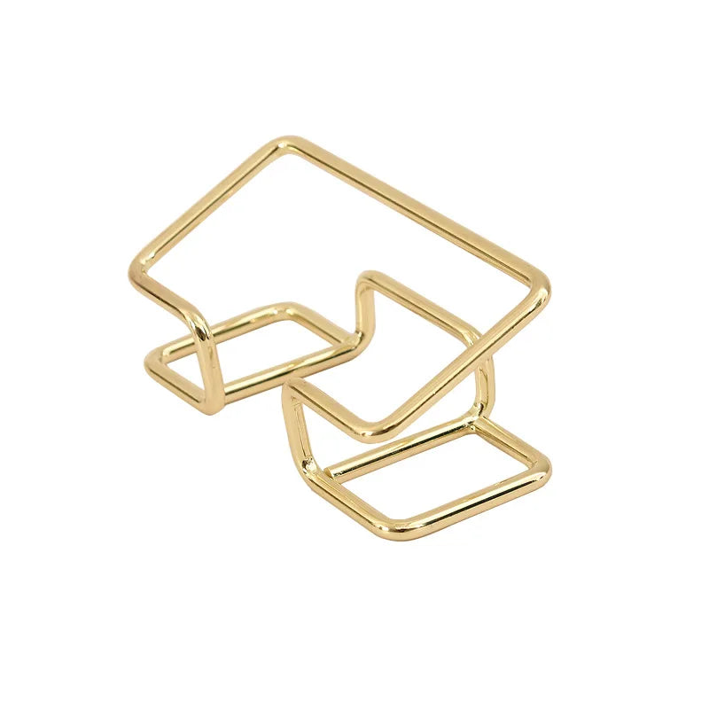 Bview Art Simple Fashion Display Organizer Card Box Iron Line