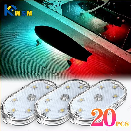 20-Pack USB Rechargeable LED Skateboard Underglow Lights | Glow Skateboard LED Lights Oasis Select