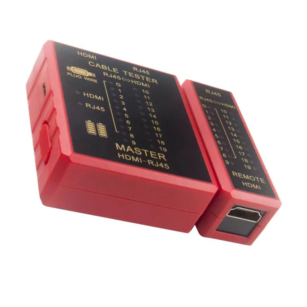 HDMI & RJ45 Network Cable Tester | POE Anti-Burn Protection