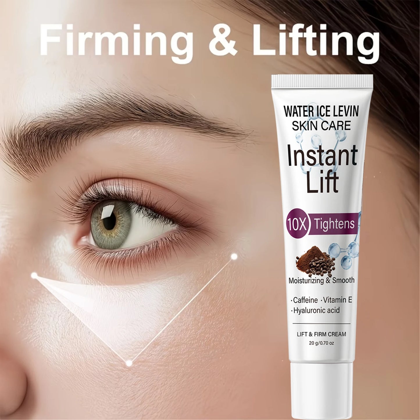 Tightening Eye Cream – Caffeine & Hyaluronic Acid | 20g
