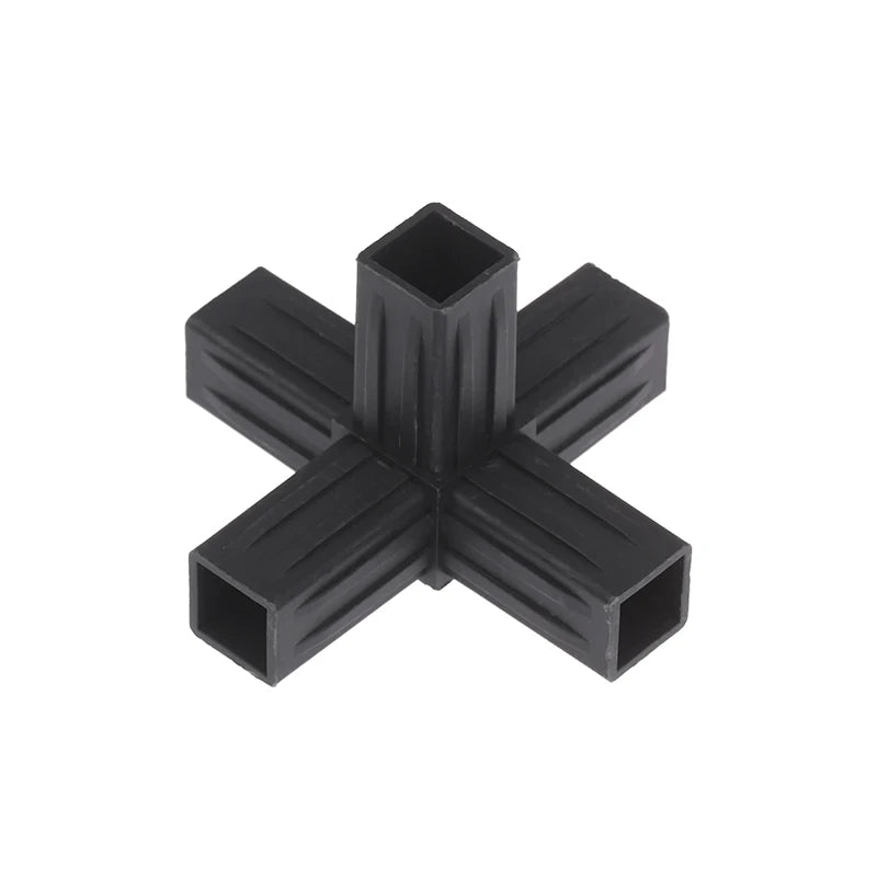 New 1/5Pcs 20MM 2/3/4-/5-way Cross Square Pipe Fittings 20X20Pipe Angle Code Hexagonal Through Plastic Fittings ABS Connector Peaceful Pleasures Health and Wellness 07 1pc