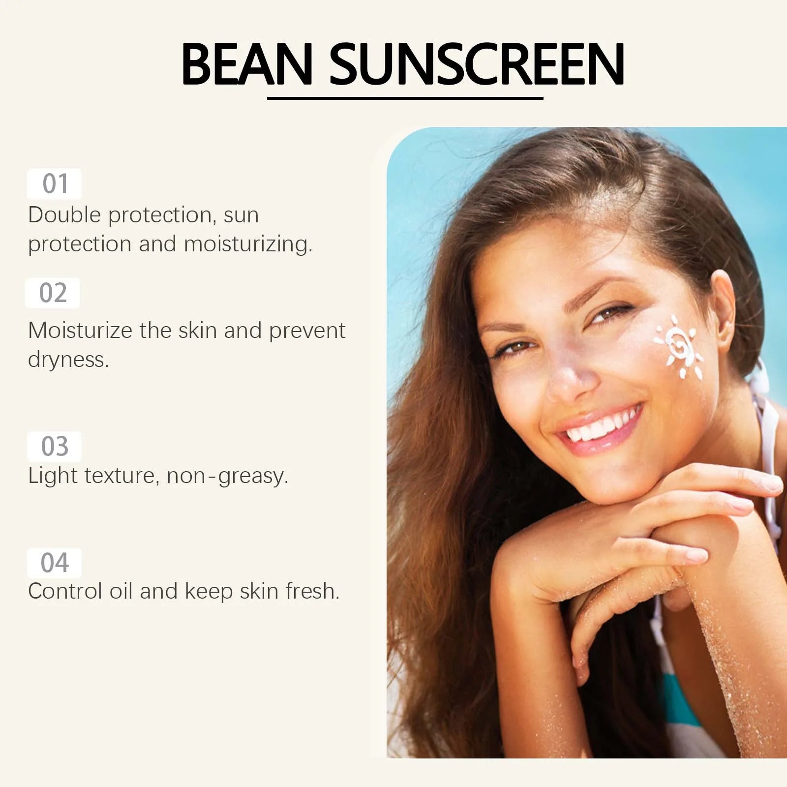 SPF 50+ Mild Moisturizing Sunscreen UVA/UVB Protection 50g Moisturizing Sunscreen Peaceful Pleasures Health and Wellness