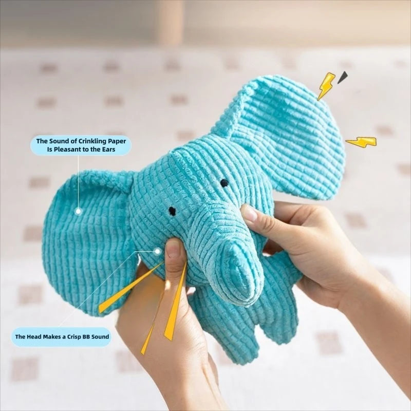 Pet Plush Toy Dog Calming Duck Companion Sleeping Duck Toys Chew Toy Durable Squeaky for Puppy Pet Teeth Cleaning Chew Pet Toy Peaceful Pleasures Health and Wellness